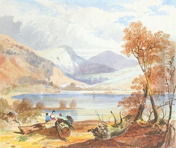 Loch Tay Oil Painting - George Richardson