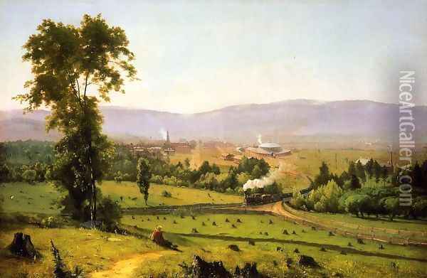 The Lackaanna Valley Oil Painting - George Inness