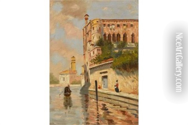 In Venedig Oil Painting - Ernst Koerner