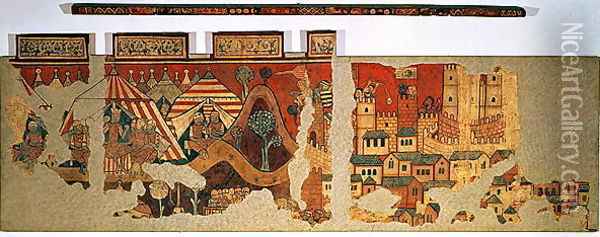 ames I the Conqueror (1208-76) besieging Palma, Mallorca, 1229-30 Oil Painting - Anonymous Artist