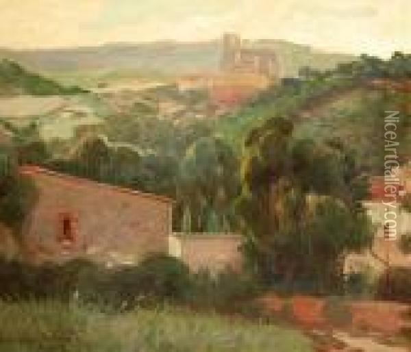 Paisaje Rural Oil Painting - Josep Triado Mayol