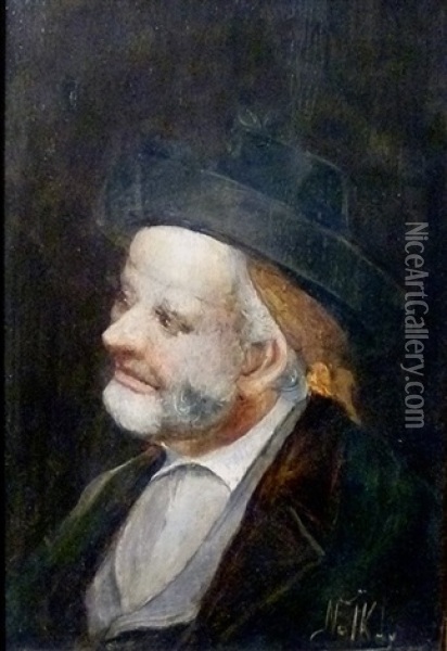 Portrait Of A Man Oil Painting - Joseph Frans Nollekens
