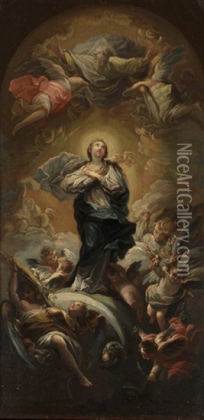 Inmaculada Concepcion, H. 1780-1784 Oil Painting - Mariano Salvador de Maella