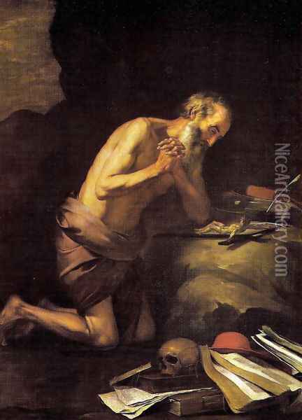 Saint Jerome Oil Painting - Bartolome Esteban Murillo