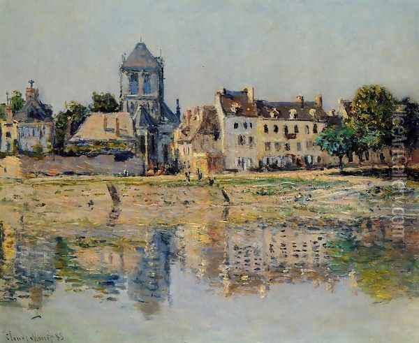 By the River at Vernon Oil Painting - Claude Oscar Monet