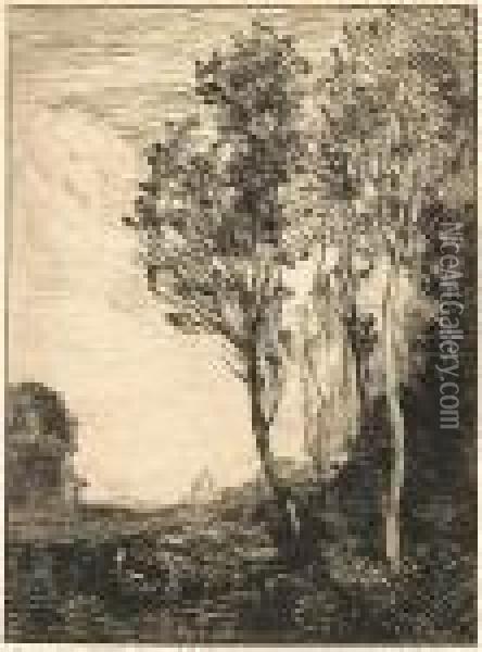Souvenir Of Italy Oil Painting - Jean-Baptiste-Camille Corot