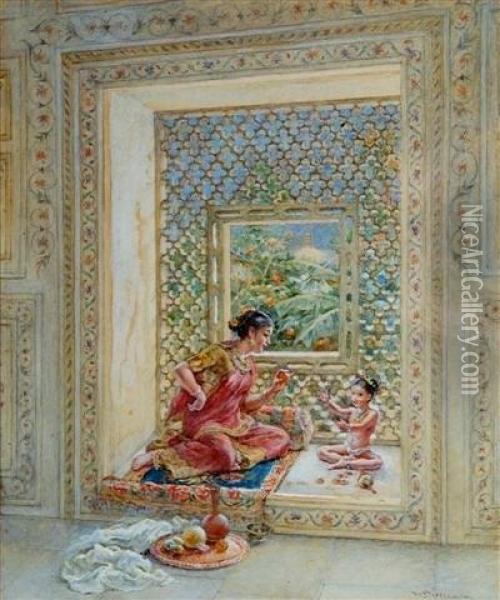 Delhi Oil Painting - Walter Duncan