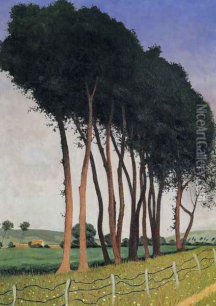 The Family of Trees Oil Painting - Felix Edouard Vallotton
