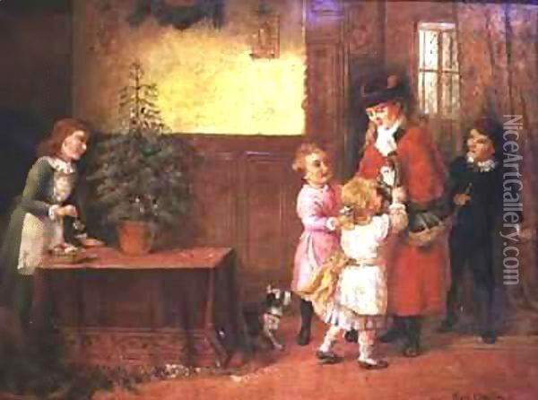 Christmas Eve Oil Painting - Rose Maynard Barton