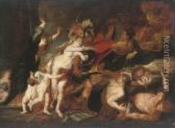 The Consequences Of War Oil Painting - Peter Paul Rubens