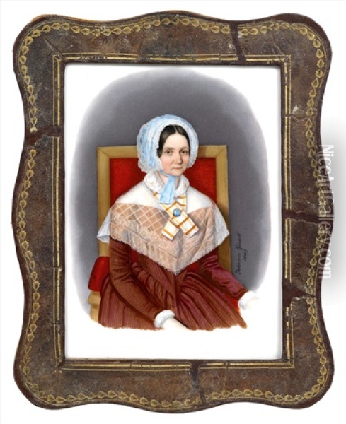 Portrat Der Eleonore Tretter Von Trittfeld Oil Painting - Johann Quast