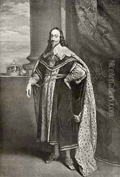 Charles I Oil Painting - Sir Anthony Van Dyck