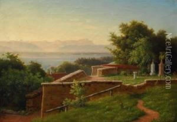 Blick Auf Den Starnberger See Oil Painting - Wilhelm Ferdinand Xylander