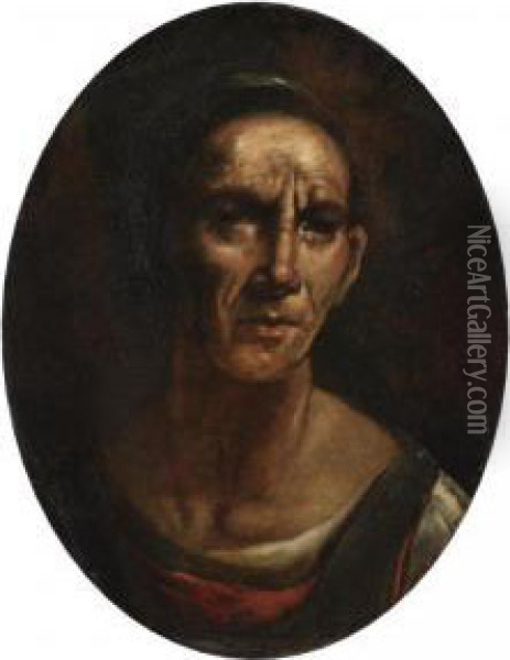 Ritratto Di Contadina Oil Painting - Giuseppe Maria Crespi