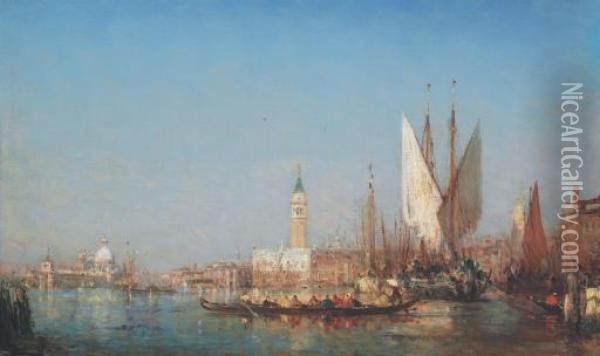 Le Grand Canal A Venise Oil Painting - Felix Ziem