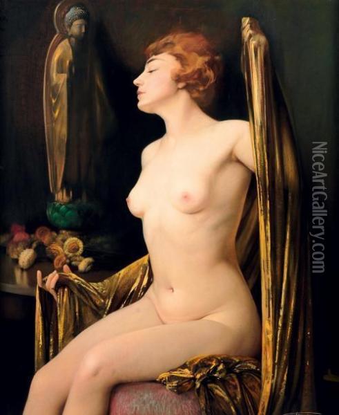 Nue Oil Painting - Firmin Baes