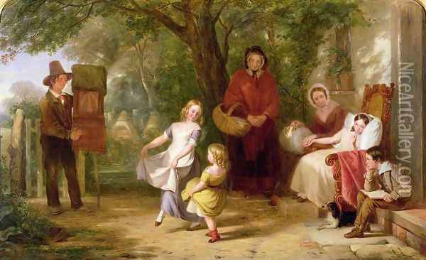 Sickness and Health, 1843 Oil Painting - Thomas Webster