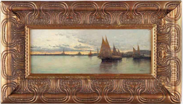 Veduta Di Venezia Oil Painting - Bartolomeo Bezzi