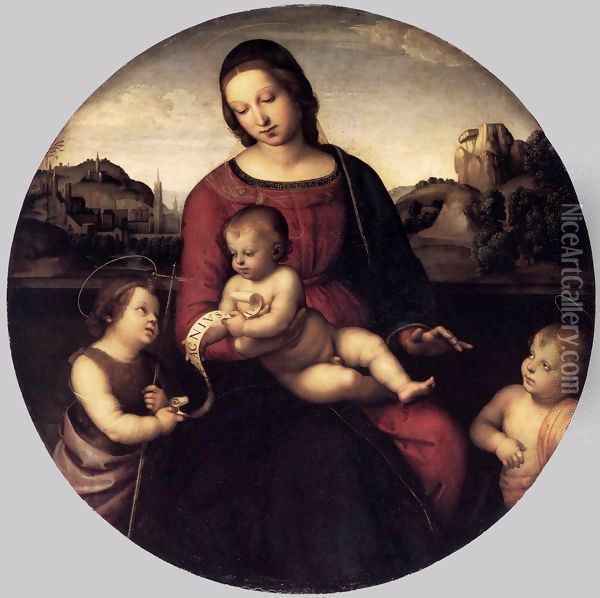 Terranuova Madonna Oil Painting - Raffaelo Sanzio
