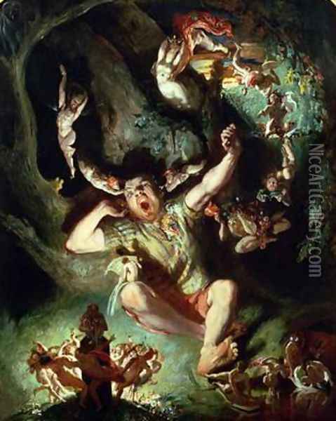 The Disenchantment of Bottom Oil Painting - Daniel Maclise