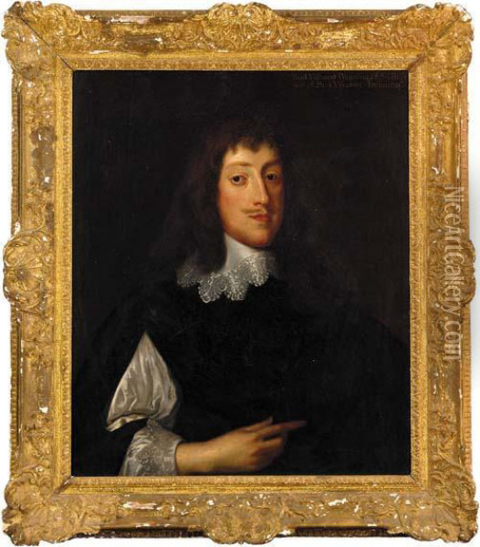 Portrait Of Paul Viscount Bayning Oil Painting - Sir Anthony Van Dyck