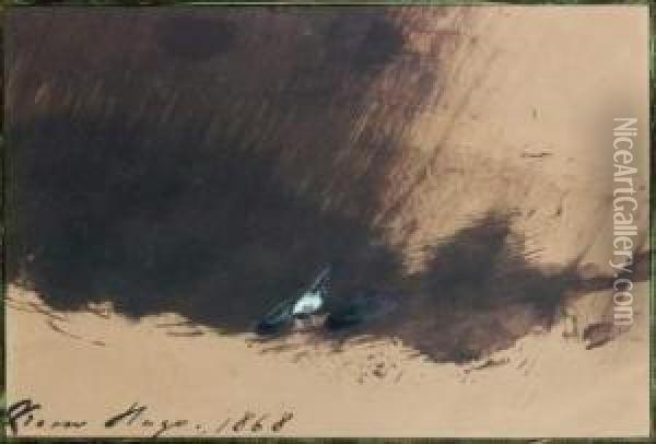 Tempete Oil Painting - Victor Hugo