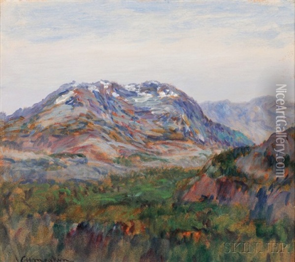 Sierra Madre Oil Painting - Lewis Henry Meakin