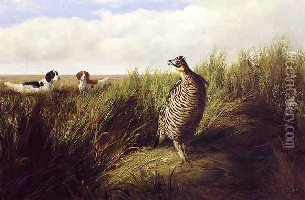 The Challenge Oil Painting - Arthur Fitzwilliam Tait