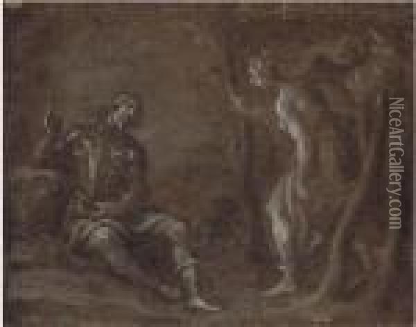 Gethsemane Oil Painting - Correggio, (Antonio Allegri)