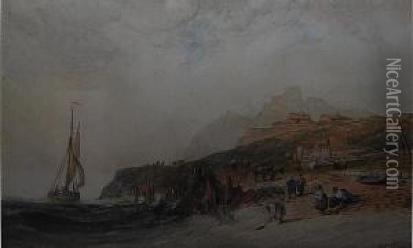Tintagel, Cornwall Oil Painting - John Francis Salmon
