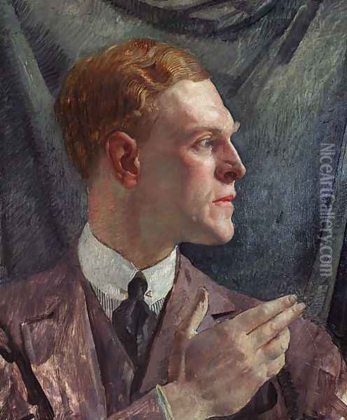 Portrait of a young man Oil Painting - George Lambert
