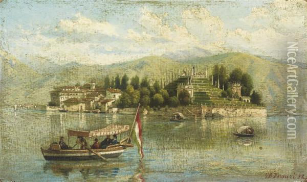 Isola Bella, Lago Maggiore Oil Painting - Giovanni-Battista Camuccini