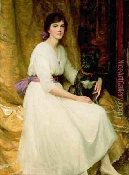 Portrait of Miss Dorothy Dicksee Oil Painting - Sir Frank Dicksee