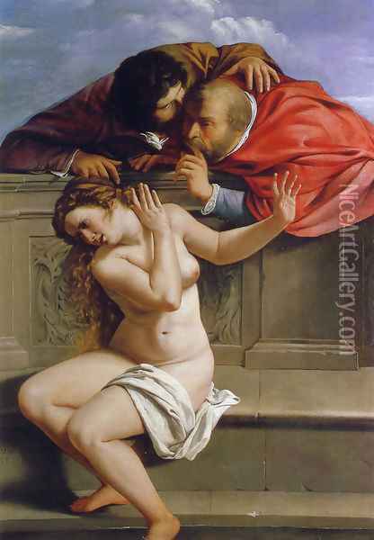 Susanna and the Elders 1610 Oil Painting - Artemisia Gentileschi