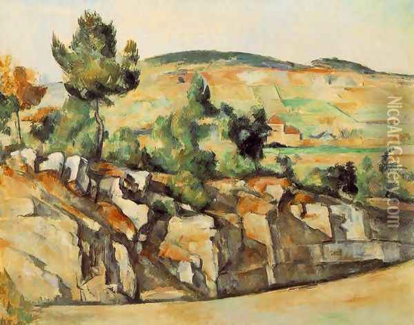 Mountains In Provence Oil Painting - Paul Cezanne