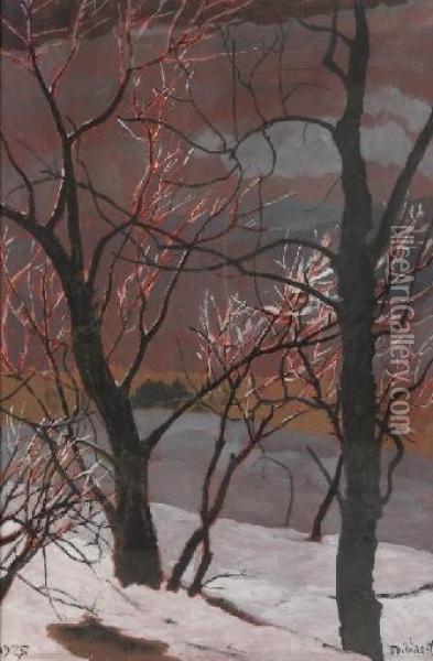 Trees Oil Painting - Leon Spilliaert