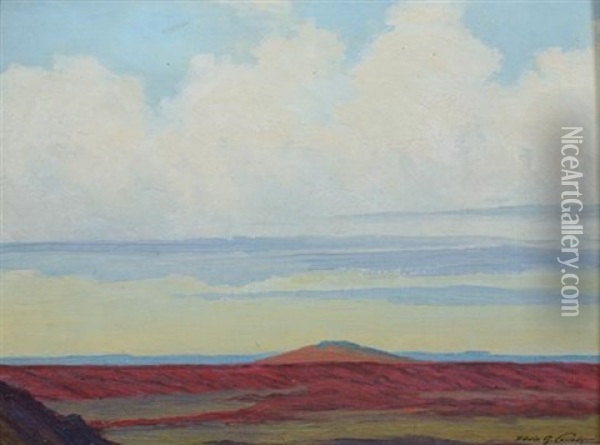 Painted Desert, Arizona Oil Painting - Edwin Grey Cassedy