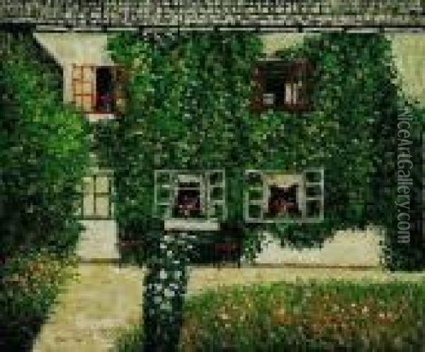 Forsthaus In Weissenbach Oil Painting - Gustav Klimt