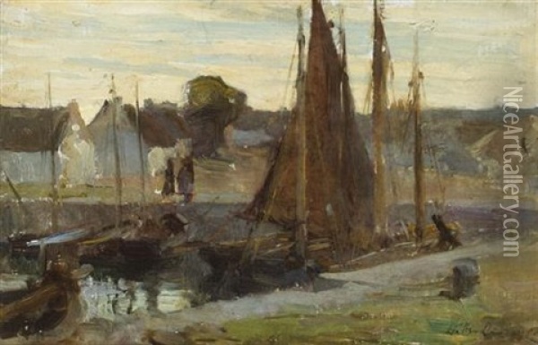 Harbour Scene, C.1898 Oil Painting - Walter Frederick Osborne