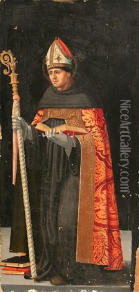 San Agustin Oil Painting - Vicente Masip