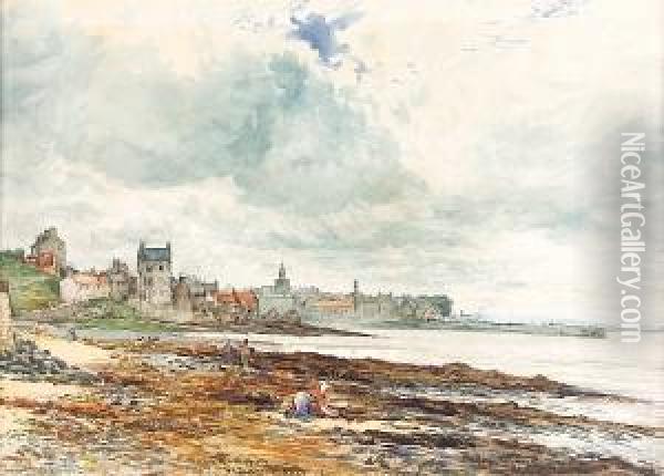 South Queensferry Oil Painting - William Ewart Lockhart