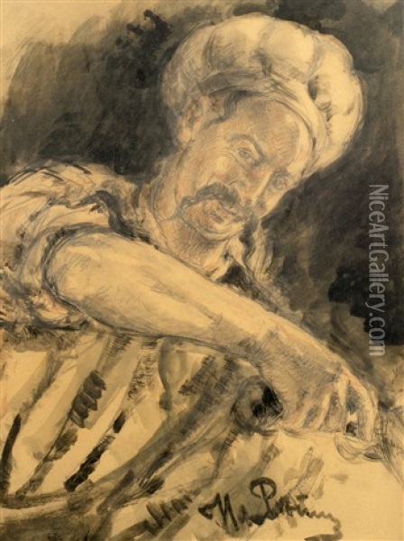 Man Oil Painting - Ilya Repin
