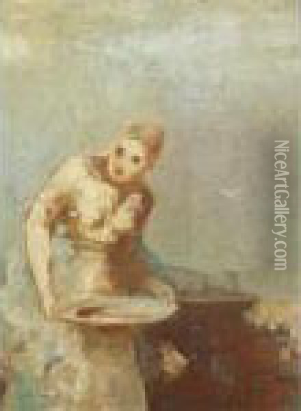 La Servante Oil Painting - Odilon Redon