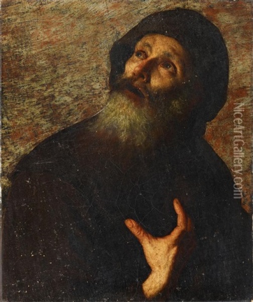 Bildnis Eines Propheten (?) Oil Painting - Jusepe de Ribera