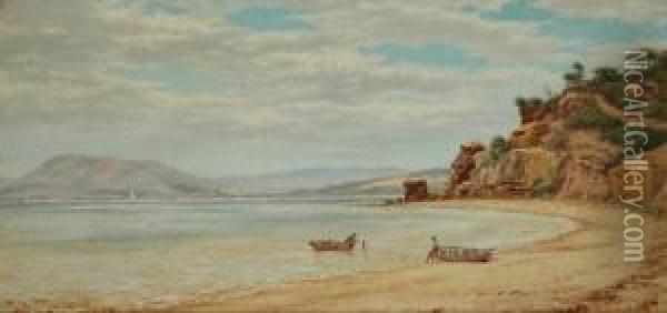 Sorrento Beach Oil Painting - James Alfred Turner