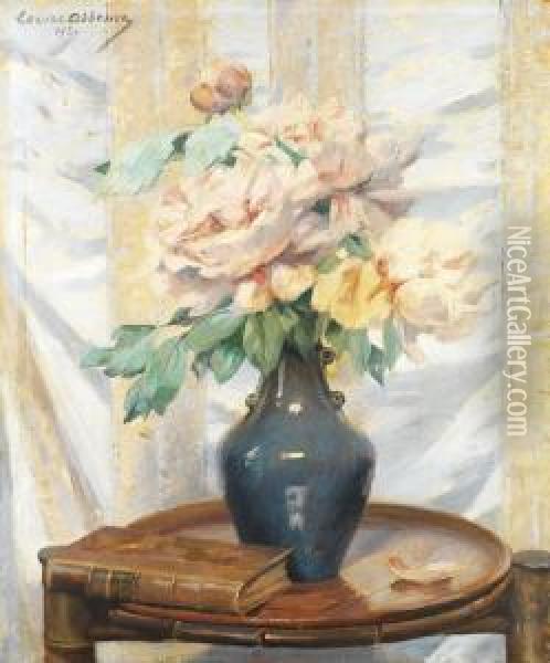 Bouquet De Pivoines Oil Painting - Louise Abbema