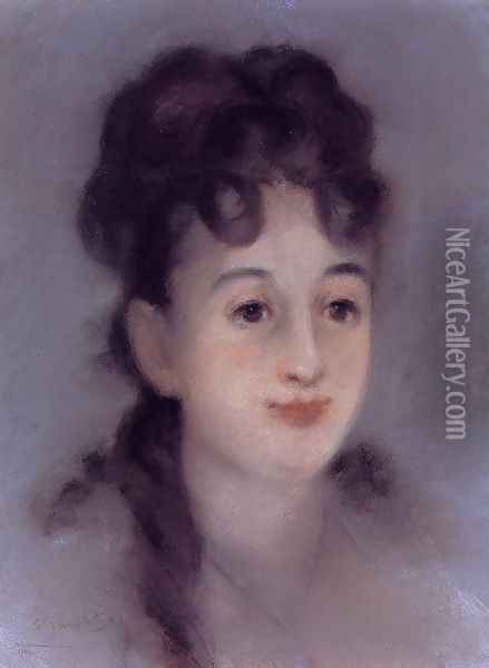 Eva Gonzales Oil Painting - Edouard Manet