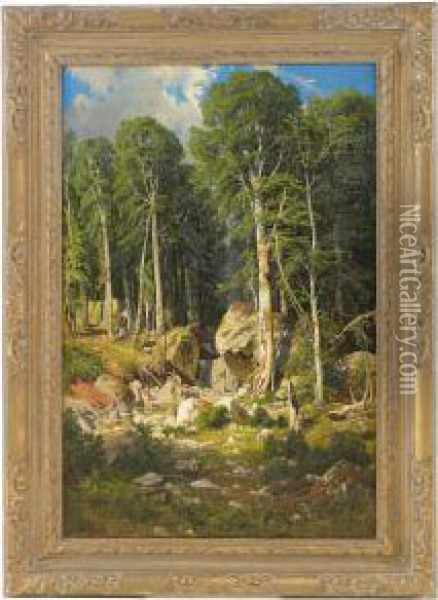 Landscape Oil Painting - Andrei Nikolaevich Shilder