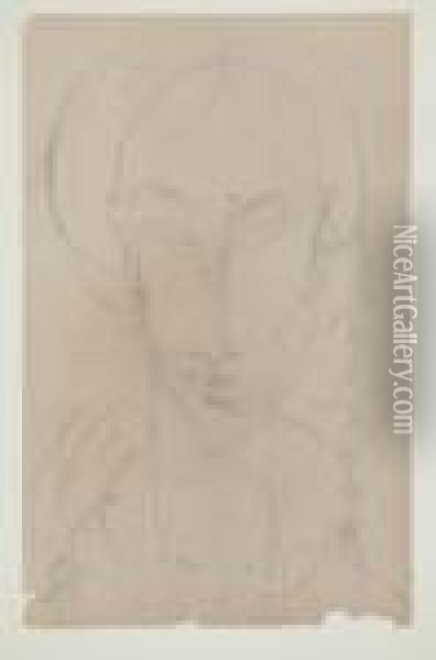 Figura Mistica Oil Painting - Amedeo Modigliani