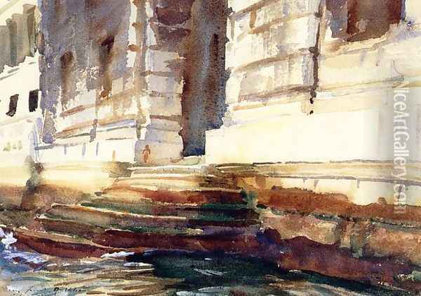 Steps Of A Palace Oil Painting - John Singer Sargent